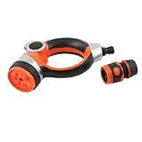 uxcell ウォーターガンスプレー　スプレージェット　車用　プラスチック製　ブラック　オレンジ　1個入り