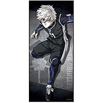 ブルーロック　缶バッジ付キャラクター大判タオル 凪 誠士郎　③ Amazon.co.jp: アニメ『ブルーロック』 缶バッジ付キャラクター
