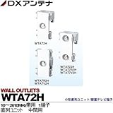 【DXアンテナ】小形直列ユニット/壁面テレビ端子　直列ユニット　中間用　WTA72H