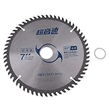 Fenteer 鋸刃　木工チップソー　60歯　180mm　切断工具　ディスクホイール　超硬合金　耐久性