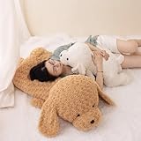 犬 まくら 生き生き プードル 大きいの玩具 ドール ぬいぐるみ 犬 玩具 イヌ 女の子 子供 ぬいぐるみ 犬のおもちゃ 動物アニマル ストレス解消 ブラウン 癒し系 肌触り良い 気持ちいい抱き枕 ソファー背当て 面白いギフト お祝い 68cm ぬいぐるみ