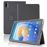 New Bridge NBTB101 ケース New Bridge NBTB101 カバー【Trocent】New Bridge タブレット Nbtb101 ケース 10.1インチ スタンド機能付き 手持ちバンド付き 二つ折り 磁気吸着 全面保護 耐衝撃 傷つけ防止 (ブラック)