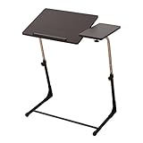 山善(YAMAZEN) サイドテーブル 幅69 ダークブラウン DPS7040(DBRBK)