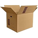 ボックスバンク 段ボール 宅配 120サイズ 記入欄 手穴付 3枚セット 4mm厚 強化 日本製 ダンボール 引っ越し 箱【45×35×高さ32cm】FD05-0003-d