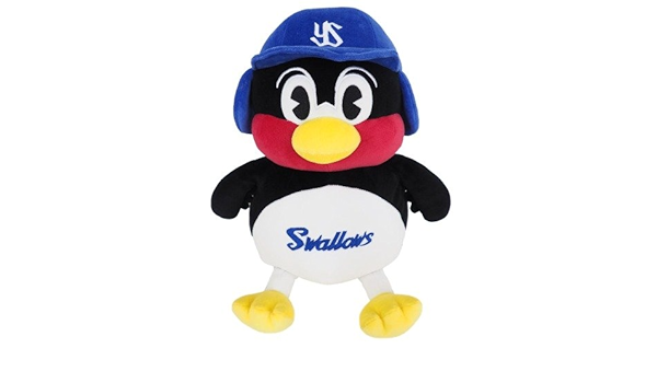 Amazon 東京ヤクルトスワローズ つば九郎 もちもちクッション ぬいぐるみ お座り 東京ヤクルトスワローズ おもちゃ 人形