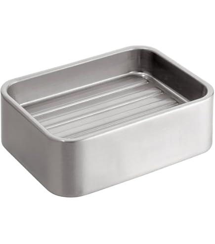 Amazon｜アスベル ステンレス 石けん皿 「ラックス」 シルバー 7067