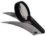 ToolUSA Curved and Pointed Tip Tweezers With 1 Diameter 6x Power Magnifier Attached: MG-18990-Z02 : 