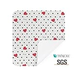 【Mサイズ70cm×80cm】jetaimewhite ベビー用おねしょシーツ　防水シーツ/ おむつ替え
