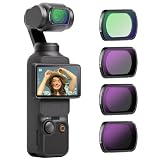 NEEWER フィルターセット Osmo Pocket 3/Pocket 4/Xtra Muse対応 マグネット式 ND16+ND64+ND256+ブラック拡散 減光フィルター アクションカメラフィルターアクセサリーキット