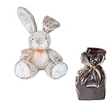 メモリアルギフト アニマル ウサギ ミンクプラッシュ ぬいぐるみ キャラメル 通常大人ラッピング