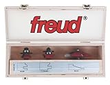 Freud 97-100 3-Piece Cabinet Bit Set with 99-515 and 99-260 Rail and Style Bits [並行輸入品]