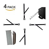 家具とテレビ転倒防止straps- 4 pack-地震Resistant TV anchor-プレミアムKid安全& Baby proofing- Extra strong-すべてメタルparts-ボ