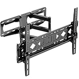 TETVIK テレビ壁掛け金具 32-85インチ対応 大型 ディスプレイアーム 壁掛けテレビ 金具 耐荷重45kg 前後＆左右&上下多角度調節 4K LED LCD ウォールマウント かべかけ金具 VESA 600x400mm 回転可動式 tv壁掛け