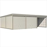 タクボガレージ　カールフォーマ　CL-Z9365　一般型　結露減少型　3台用　『シャッター車庫　ガレージ』 ムーンホワイト