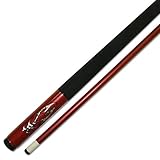 Red 58" 2 Piece Fiberglass Billiard Pool Cue Stick 18 - 21 Ounce[並行輸入品]