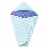 西川産業 NEWドーナツまくらシリーズ キルトおくるみ ブルー LQF6801155-B