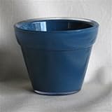 イタリア製樹脂ポット(植木鉢/プランター) ジェリー φ25cm/穴無し ダークブルー(青) 〔ガーデニング用品/園芸〕 生活用品 インテリア 雑貨 花 ガーデニング プランター top1-ds-16