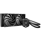 静かに! Pure Loop 3 280mm オールインワン 水冷オーバークロックAMD/Intelシステム用、2X Pure Wings 3 140mm PWM高速ファン、高静圧、ささやく静音PWMポンプ