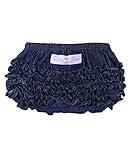 ラッフルバッツ(RuffleButts) デニムのフリフリブルマー　ビンテージブルー (18-24ｍ)