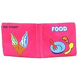 赤ちゃん 幼児 子供 動物 数字 色 形 役 食べ物 玩具 英語 布の絵本 布絵本 さわって発見 あそび 知育玩具