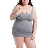 Zhhlaixing プラスサイズ 前開き マタニティ 授乳トップベストソフト婦人用 下着の 3色 後 用 授乳 キャミソール インナー 下着 肌着