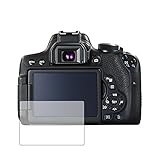 メディアカバーマーケット キャノン EOS Kiss X9i / X8i / X7i / X6i 機種用【強化ガラス同等の硬度9H ブルーライトカット クリア光沢 液晶保護 フィルム】 互換品