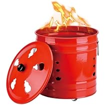 Amazon | Auyyhui 家庭用焼却炉｜ドラム缶焼却炉｜蓋・ハンドル