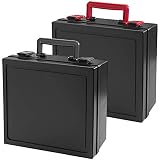 TCG カード専用ケース トレカ プロテクト スリーブ カードケース (レッド＆ブラック（Red & Black）)