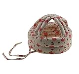 ベビースポンジヘルメット 頭部の保護に安心 衝撃吸収 通気性良好 綿100％ ベビー・幼児に (ウサギ型)