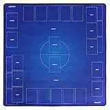 mini2x TCG ポケモンカード用 ラバー プレイマット バトルフィールド フルサイズ 60×60cm 収納袋 付き 全面縫製仕様 シンプルデザイン カードサプライ