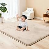 Huloosleep 極厚 プレイマット 厚手 3.5cm厚 防滑 防音 コーラルフリース 寝室 床暖房対応