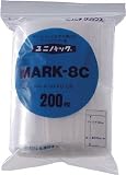 [N-3667871]セイニチ　「ユニパック」　ＭＡＲＫ－８Ｇ　２００×１４０×０．０８　１００枚入 MARK8G
