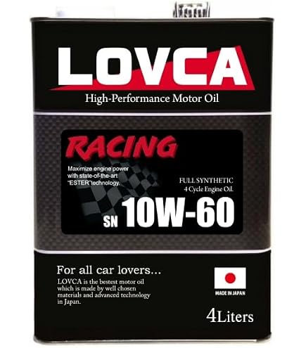 Amazon | LOVCA SEMI-RACING 10W-60 4L SP エンジンオイル □LSR1060-4