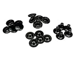 ファミリーツール(FAMILY TOOL) バネホック No.5 (φ12.5mm) ブラックニッケル 10組入 56353