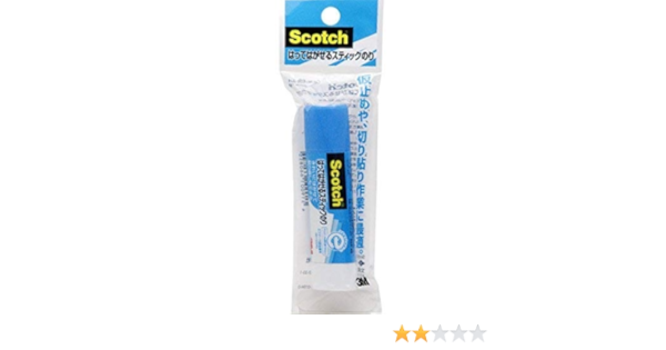Amazon スコッチ スティックのり 貼ってはがせるタイプ G Ah 固形のり 文房具 オフィス用品