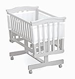 BreathableBaby 4-Sided Crib Mesh Liner (White) by BreathableBaby