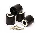 Slipstick cb512 2インチトールフロアプロテクター家具脚withノンスリップゴムグリップ( Set of 4 ) 2 " Wide X 2 "高さ – ブラックプラスチック