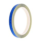 Dovewill 自転車 　反射　 ホイール　 リム　ステッカー　自転車　サイクリング　 反射　テープ　約8m　4色選べる - 青