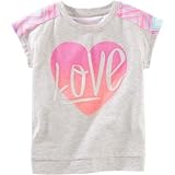 OSHKOSH(オシュコシュ) ラブティ グレー トップス半袖Tシャツ 3歳【並行輸入】