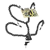 ヘルピングハンズはんだ付けサードハンドはんだ付けツール、3つのグースネックアームとクリップ付きはんだ付けステーションはんだ付け補助に最適