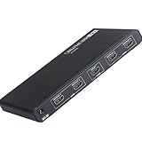 D-CLICK TM High Quality Mini portable 4 Port HDMI 1x4 Powered Splitter Ver 1.3 Full HD 1080P with HD