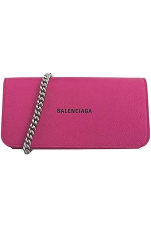 バレンシアガ 593784 1IZ43 チェーンウォレット PK 5660ピンク 【公式