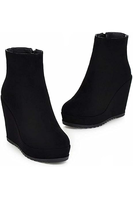 Ankle Boot Platform Zipper Shoes Boot 