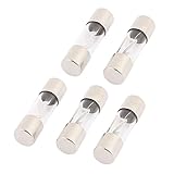 uxcell AGUヒューズ カーヒューズ 耐水性 耐熱性 30A 38mm x 10mm 5個入り