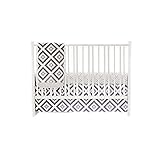 My Baby Sam Imagine 3 Piece Crib Bedding Set, Gray, White by My Baby Sam
