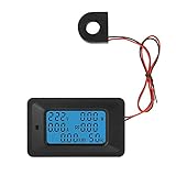 XCSOURCE 100A デジタルマルチメータ 電圧チェッカー AC 電圧電流計 電流消費 電力 エネルギー 周波数 ワットゲージ LCDディスプレイ モニタメータ TE960