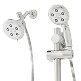 Speakman VS-123011 Alexandria Anystream Dual Shower Head Combo System with Adjustable Slide Bar, Pol
