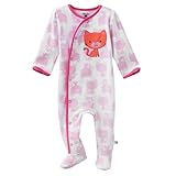 First Moments （ファーストモーメンツ） 長袖 足つき カバーオール ネコ ピンク 6ヶ月 6M 65cm 100WHTKITTY 並行輸入