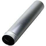 Deflecto dp245 5インチby 24インチアルミスナップパイプ