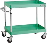 ＴＲＵＳＣＯ　フェニックスワゴン　７５０Ｘ５００ＸＨ６００　２段　ＹＧ色【PEW672CYG】 (販売単位：1台)